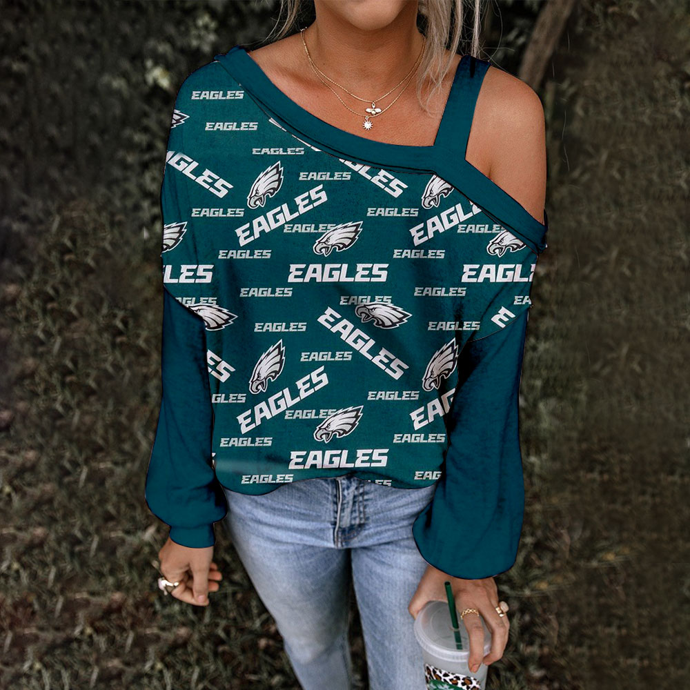 ASYMMETRICAL NECK SHIFT Casual LONG SLEEVE TOP - fitnfan