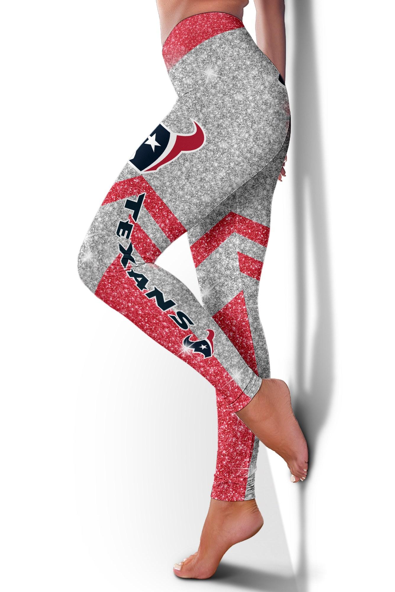 Houston Texans Limited Edition 3D Printed Leggings-Houston Texans - fitnfan