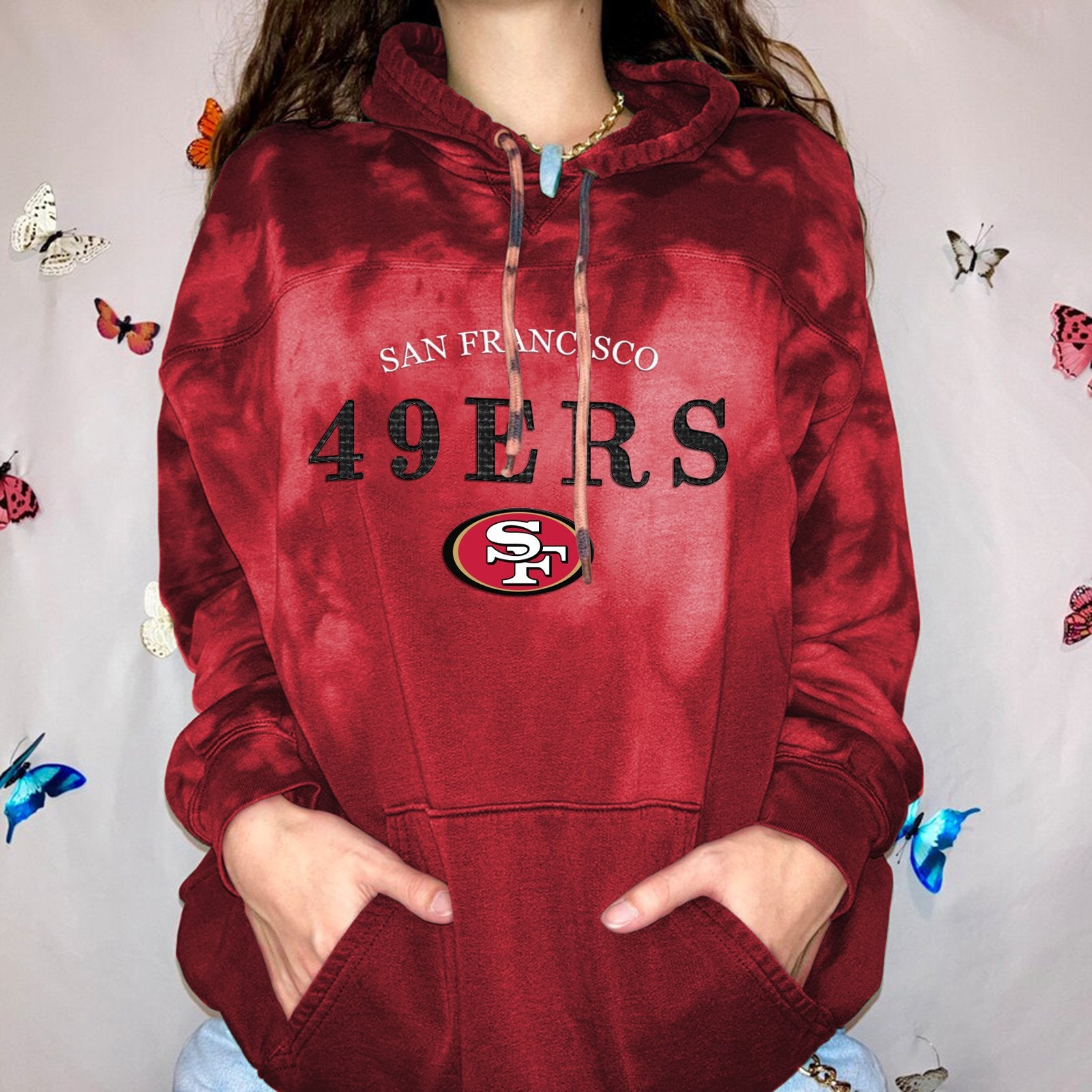 New Women Printed  Hoodie-San Francisco 49ers - fitnfan