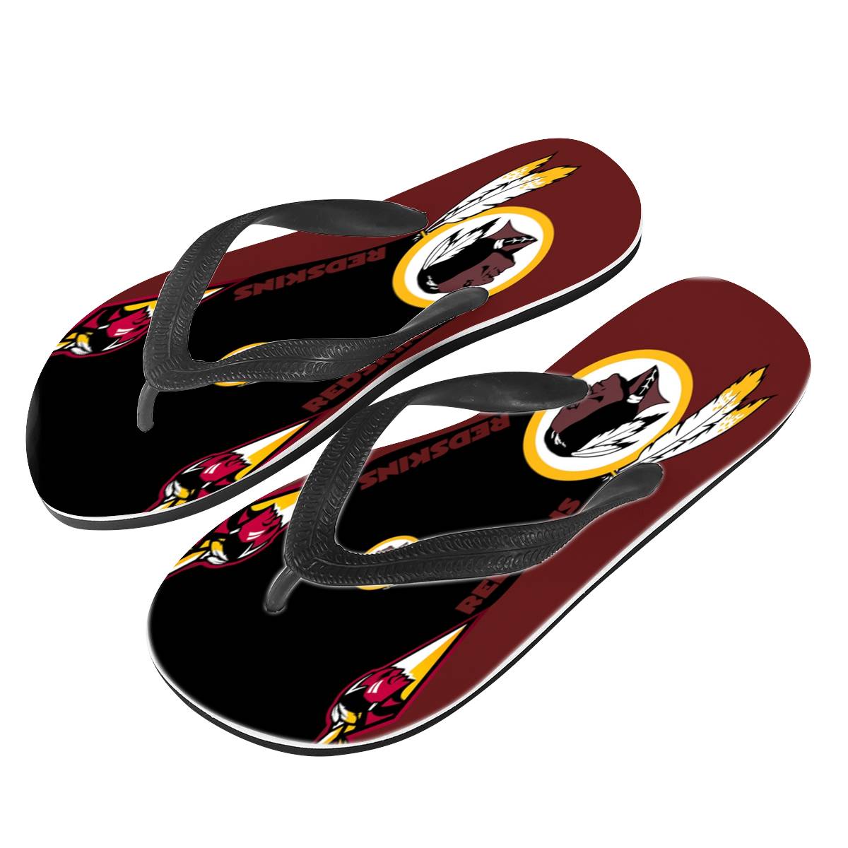 Washington Redskins Flip Flops-Washington Commanders - fitnfan