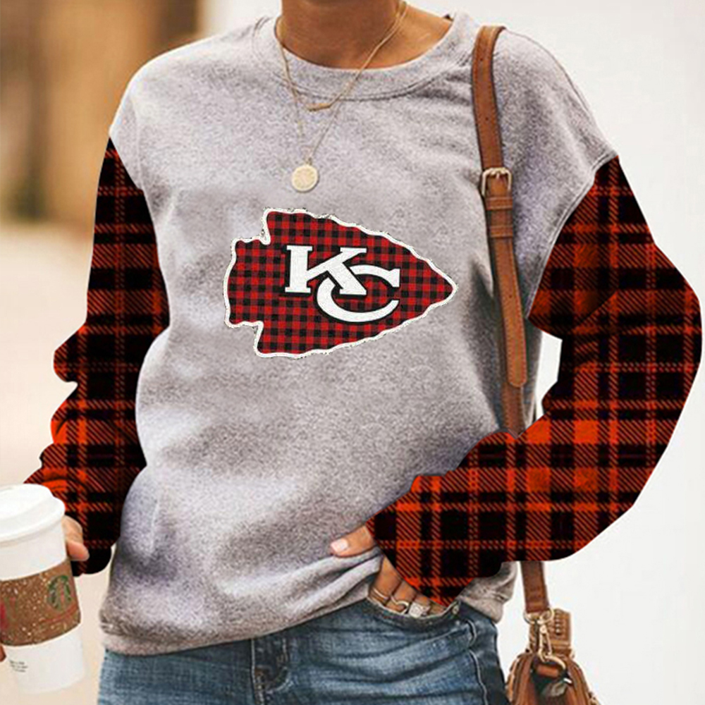 Casual splicing long sleeve Pullover - fitnfan