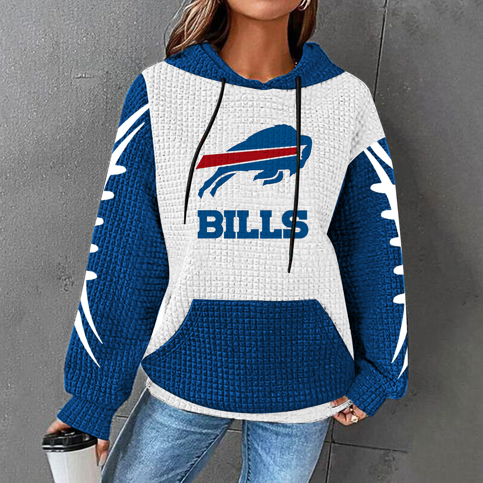 Casual printed Hoodie for men and women-Buffalo Bills - fitnfan