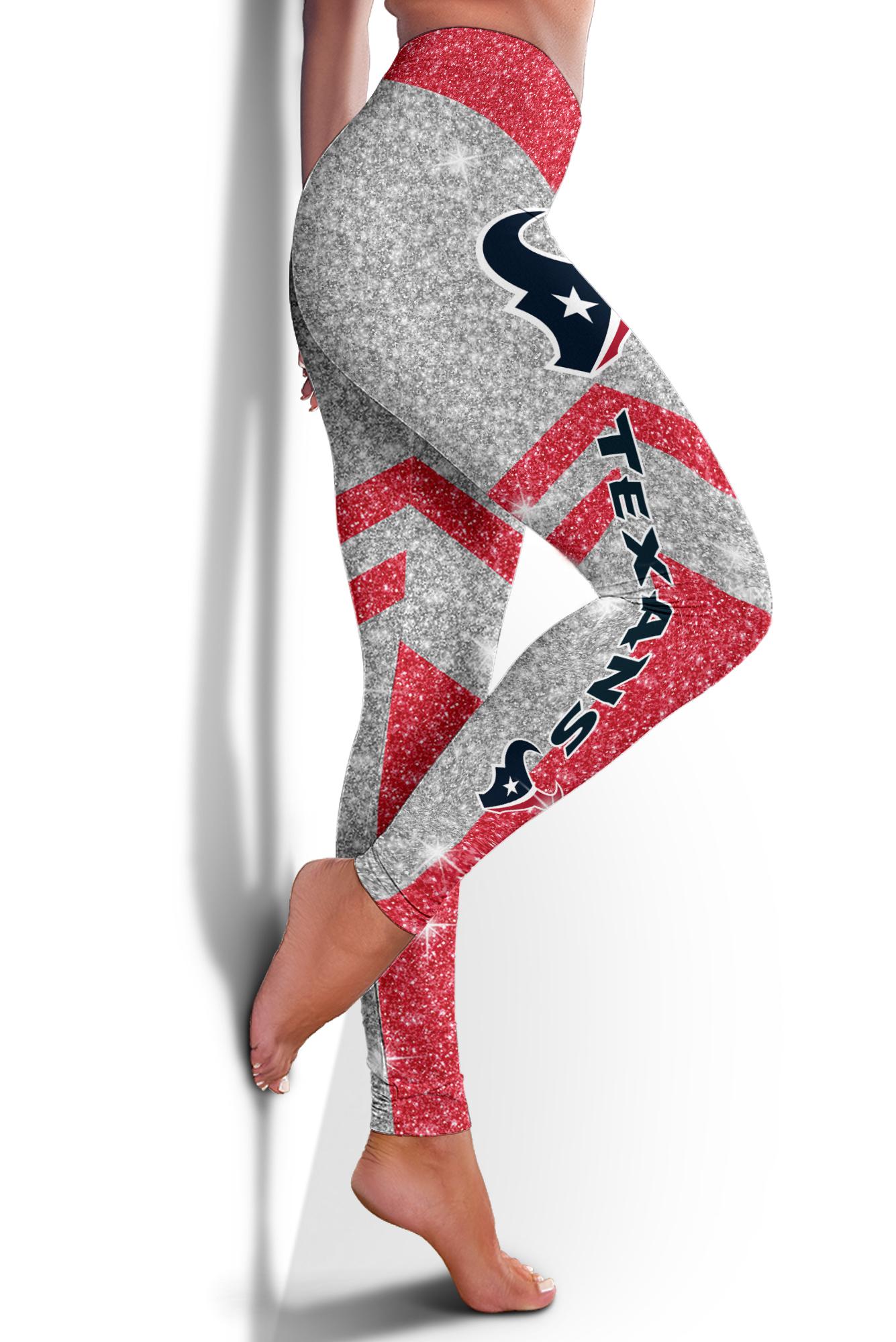 Houston Texans Limited Edition 3D Printed Leggings-Houston Texans - fitnfan