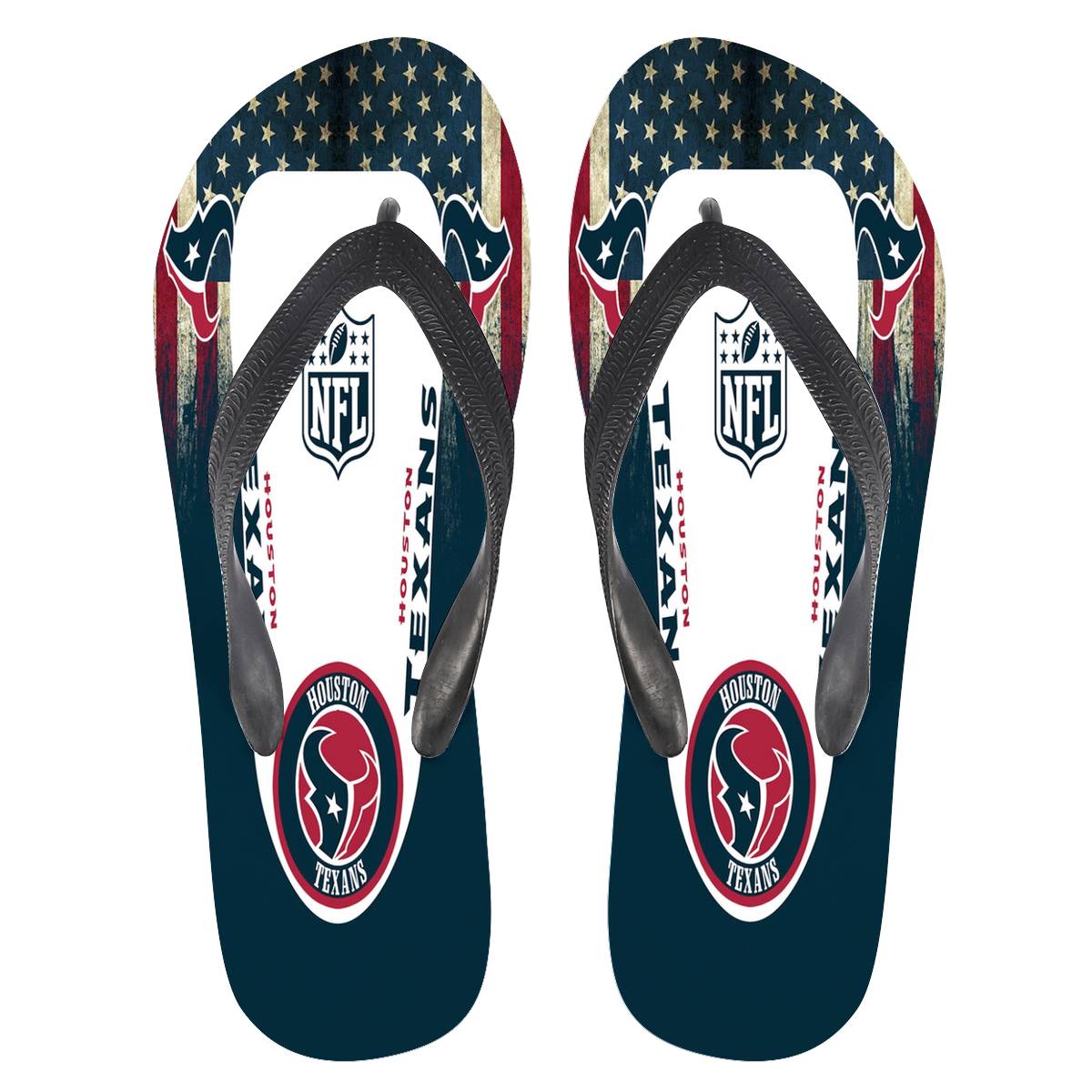 Houston Texans Flip Flops-Houston Texans - fitnfan