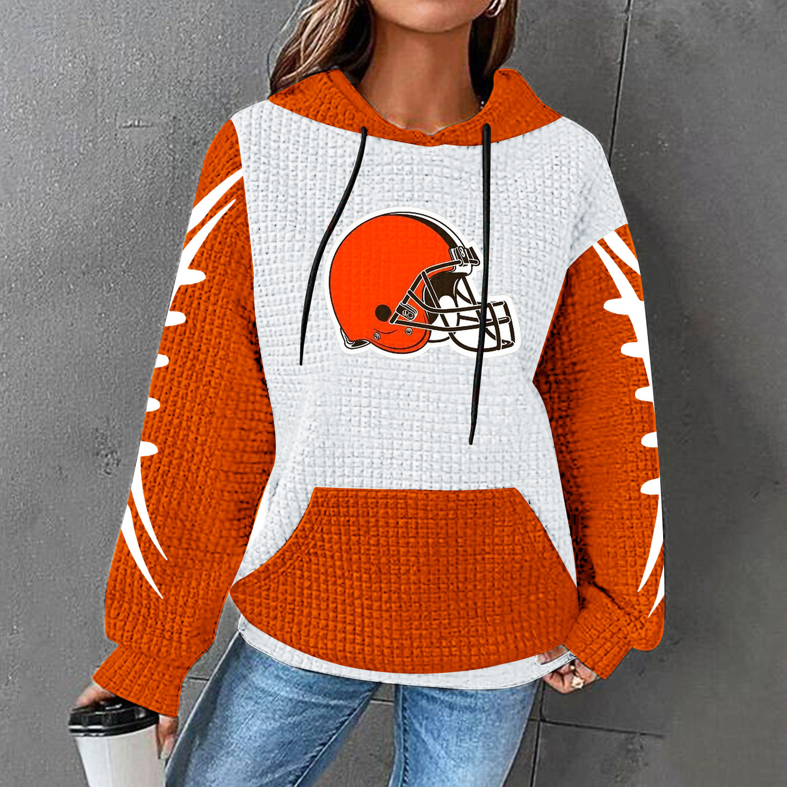 Casual printed Hoodie for men and women-Cleveland Browns - fitnfan