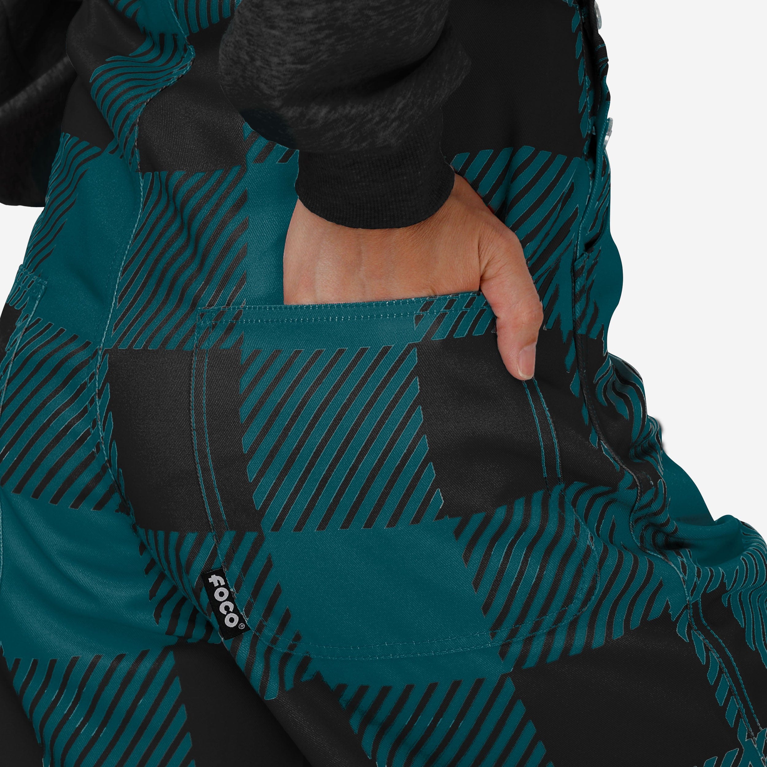 New Womens Plaid Bib Overalls-Philadelphia Eagles - fitnfan
