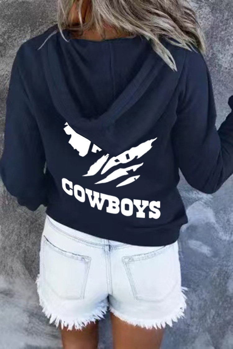 Women's printed Casual dress-Dallas Cowboys - fitnfan