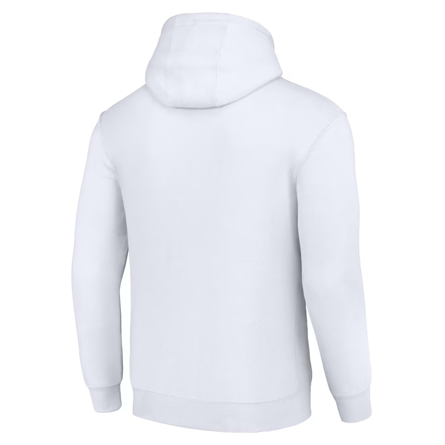 Unisex Detroit Lions Starter White Half Helmet Logo Pullover Hoodie-Detroit Lions - fitnfan