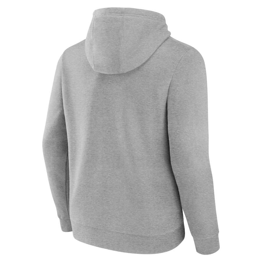 Men's Green Bay Packers Fanatics Heather Gray Deliver Fleece Pullover Hoodie - fitnfan