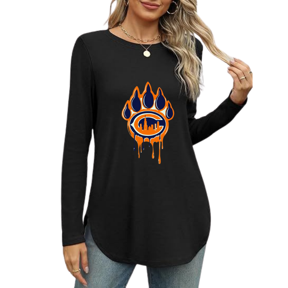 Women's sweatshirt printed Casual wear - fitnfan