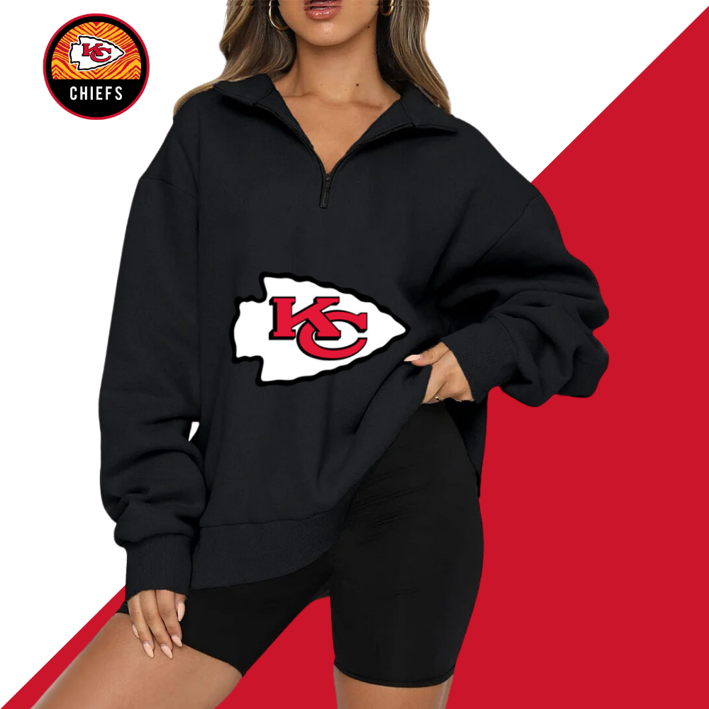New Ladies Sports Leisure Lapel Zipper Sweatshirt - fitnfan