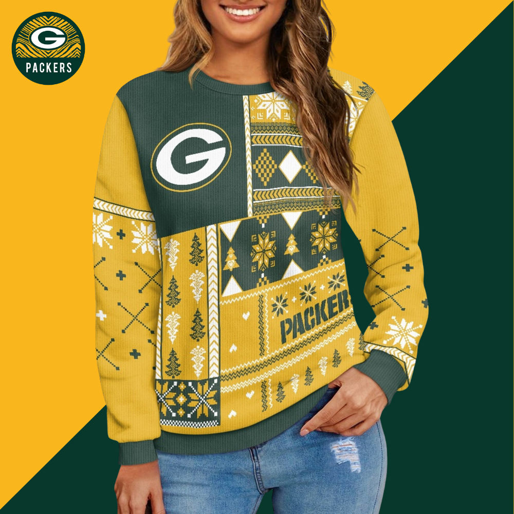 Women's Fashion Sweater-Green Bay Packers - fitnfan