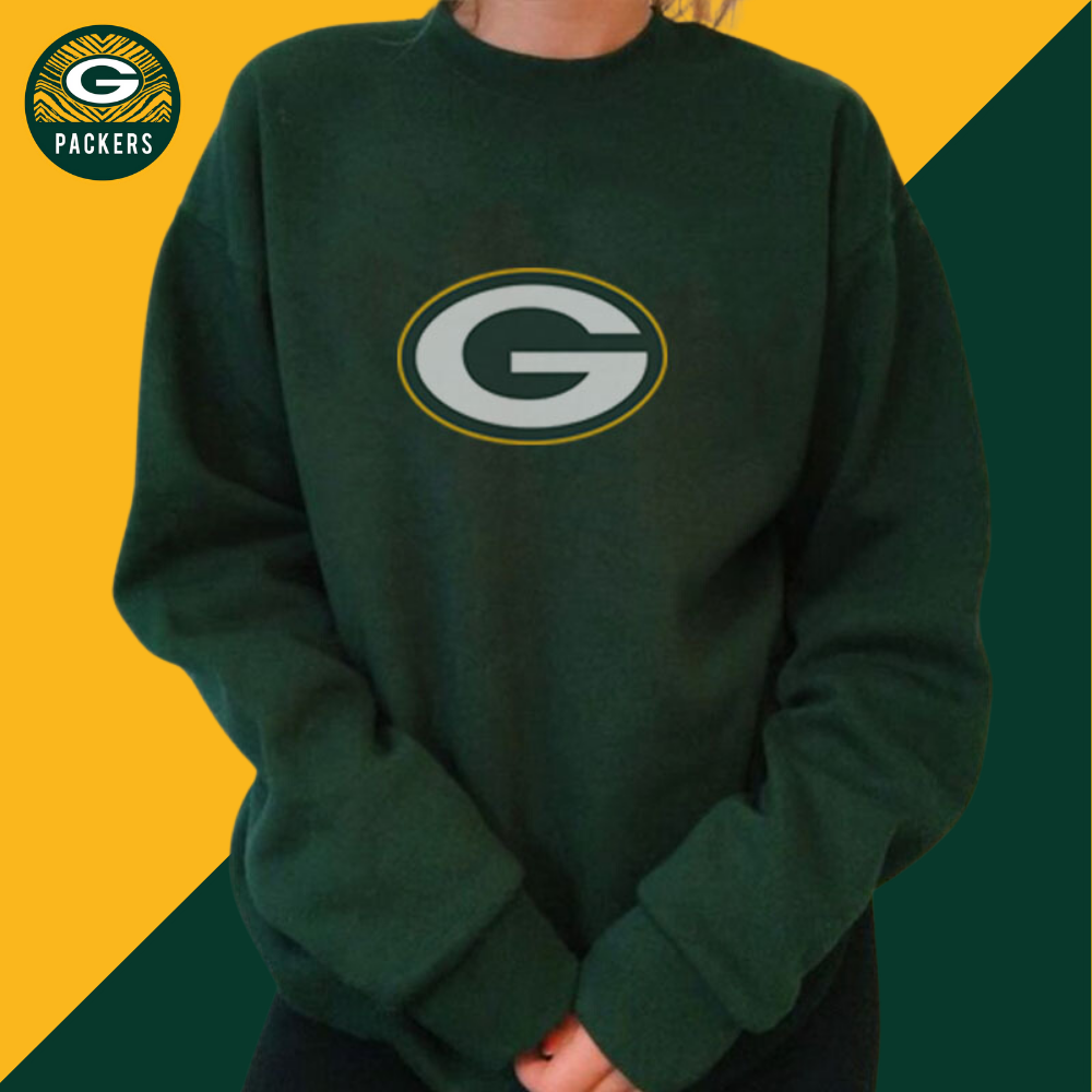Casual unisex crewneck sweatshirt-Green Bay Packers - fitnfan