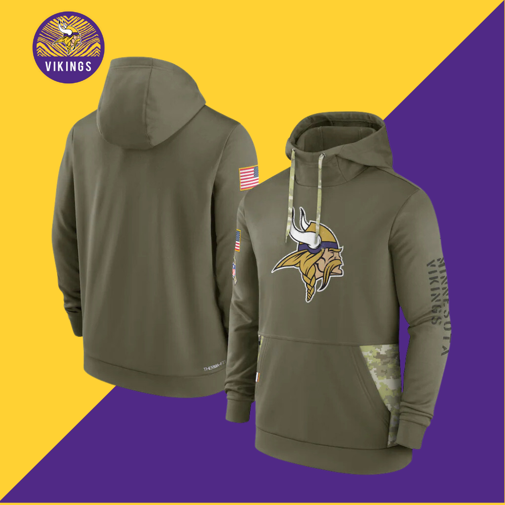 Fanswear fashion sports hoodie-Minnesota Vikings - fitnfan