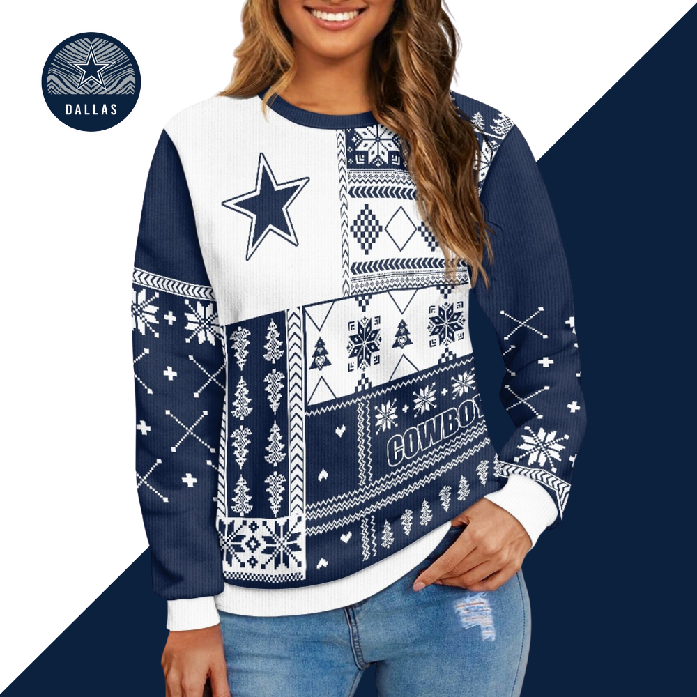 Women's Fashion Sweater-Dallas Cowboys - fitnfan