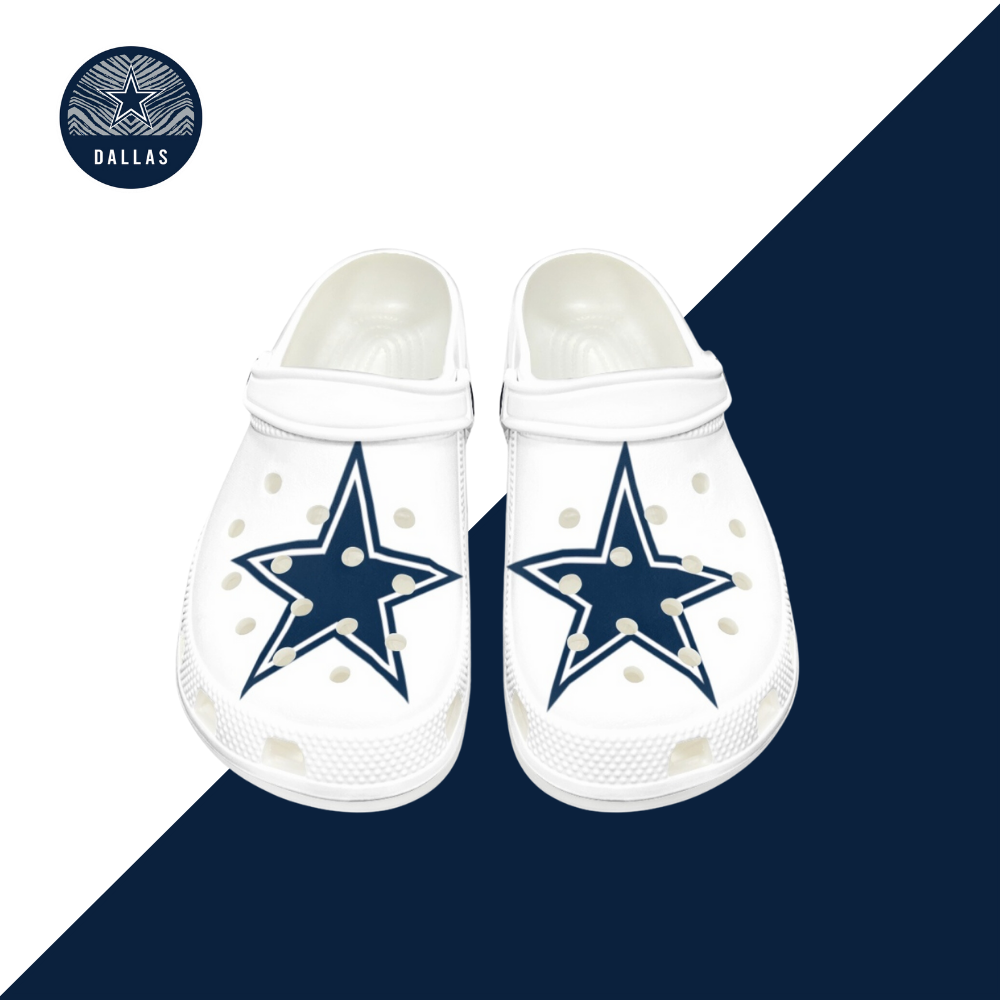 Crocs/beach shoes-Dallas Cowboys - fitnfan