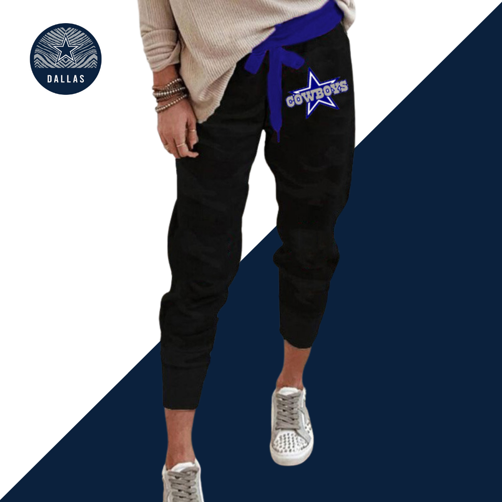 Casual printed sports pants-Dallas Cowboys - fitnfan
