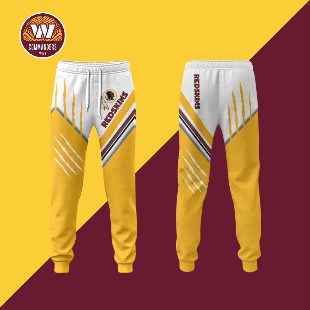 Washington Redskins 3D Printed pocket Sweatpant-Washington Commanders - fitnfan