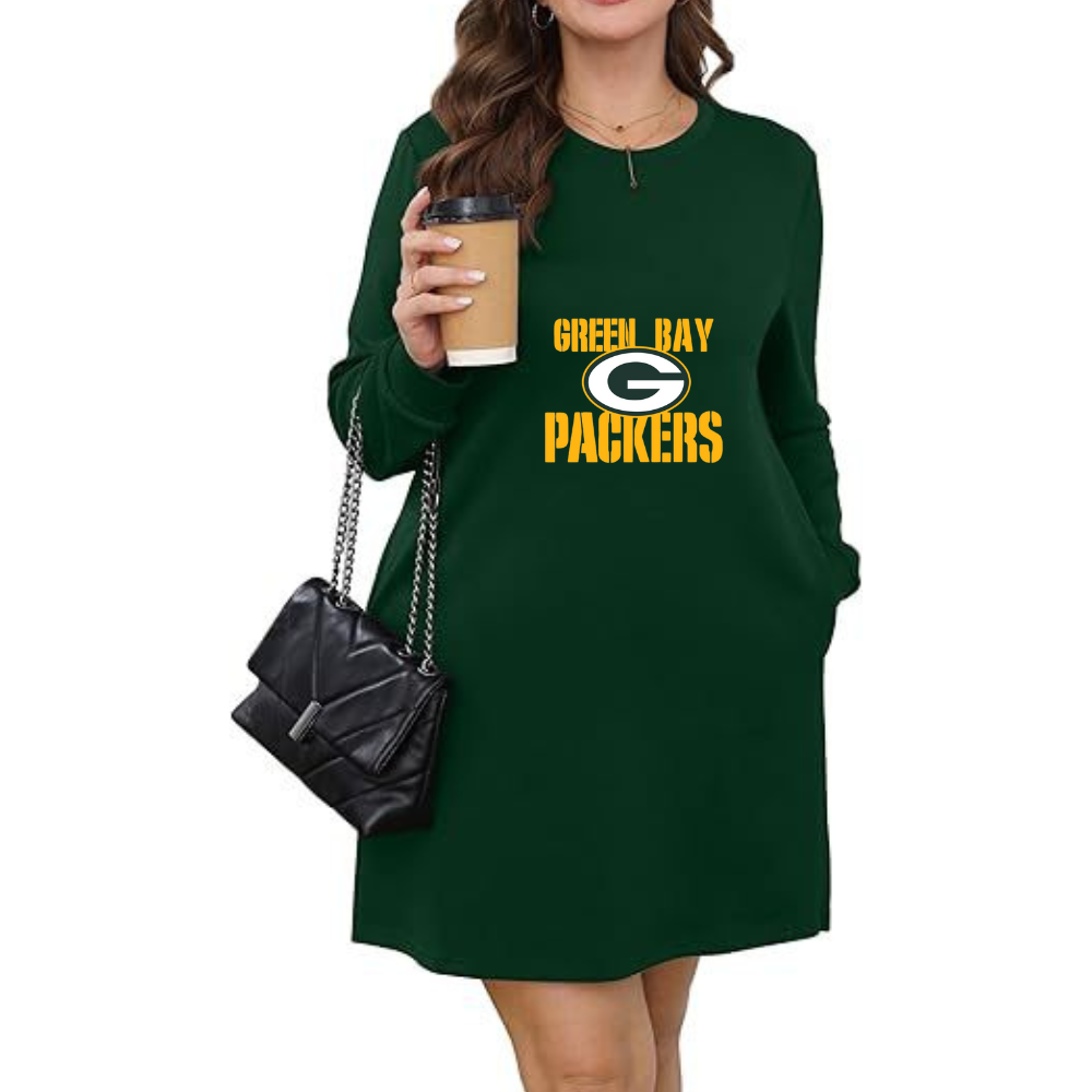 Green Bay Packers Fashion Dress-Green Bay Packers - fitnfan