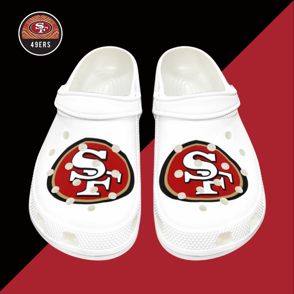 Crocs/beach shoes-San Francisco 49ers - fitnfan