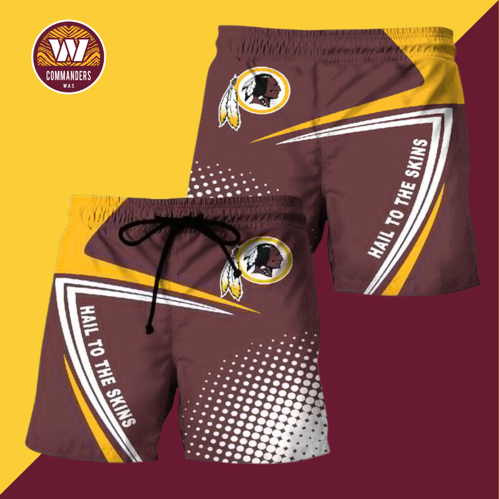 Washington Redskins Summer Beach Shorts-Washington Commanders - fitnfan
