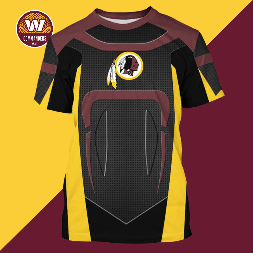 Washington Redskins Short Sleeve T Shirt-Washington Commanders - fitnfan