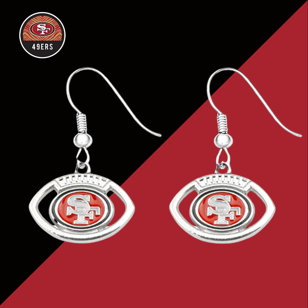 Championship earring Customization-San Francisco 49ers - fitnfan