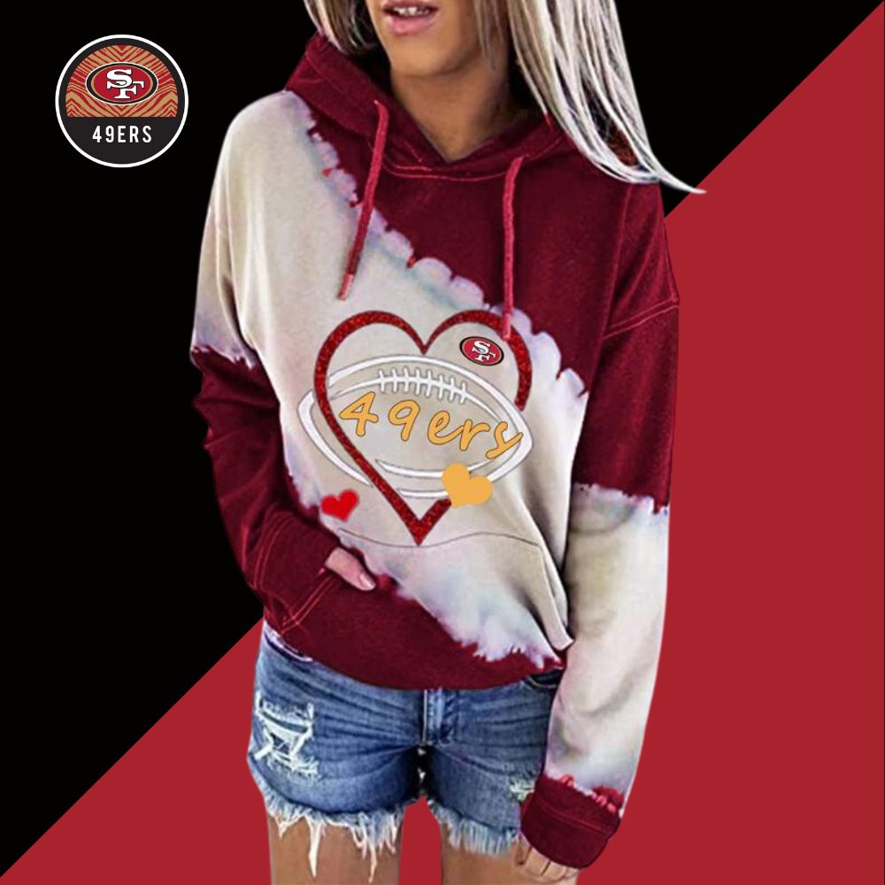 Casual printed Hoodie for men and women-San Francisco 49ers - fitnfan