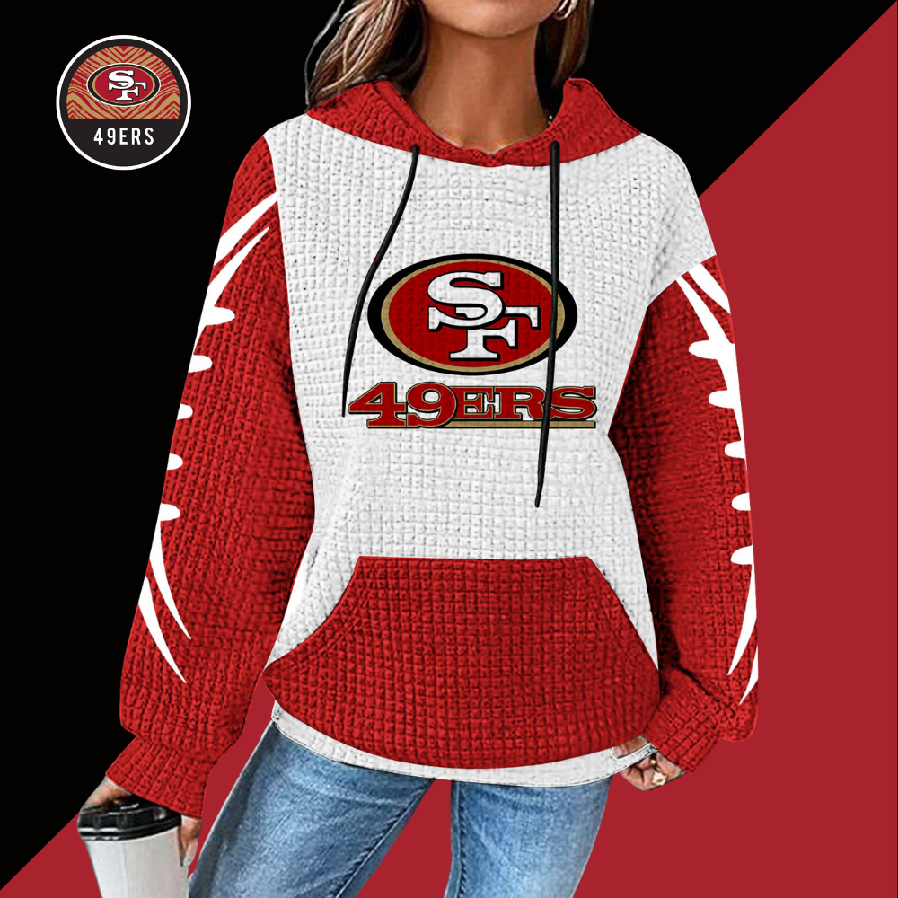 Casual printed Hoodie for men and women-San Francisco 49ers - fitnfan