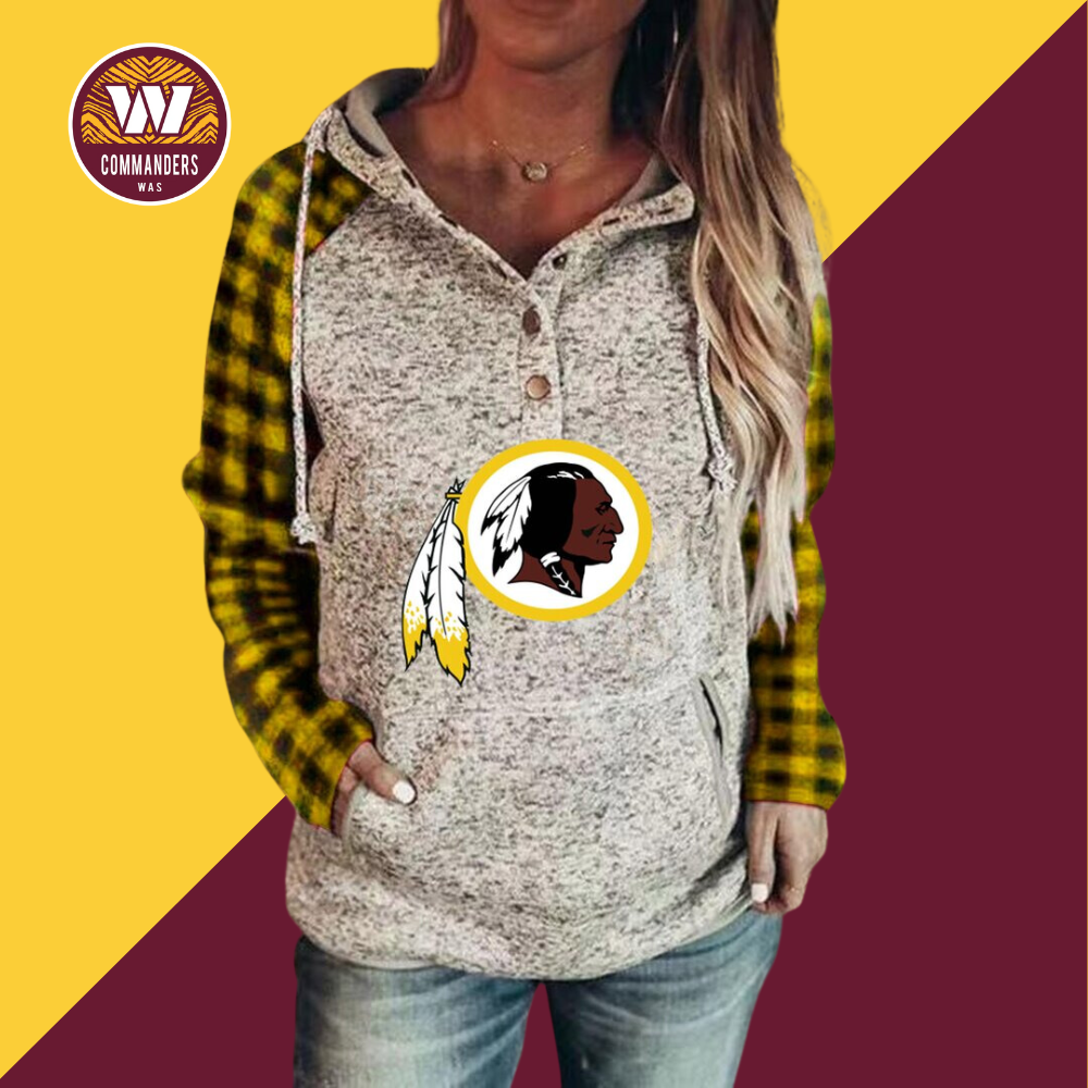 Washington Redskins 3D Printed Splicing Hoodie-Washington Commanders - fitnfan