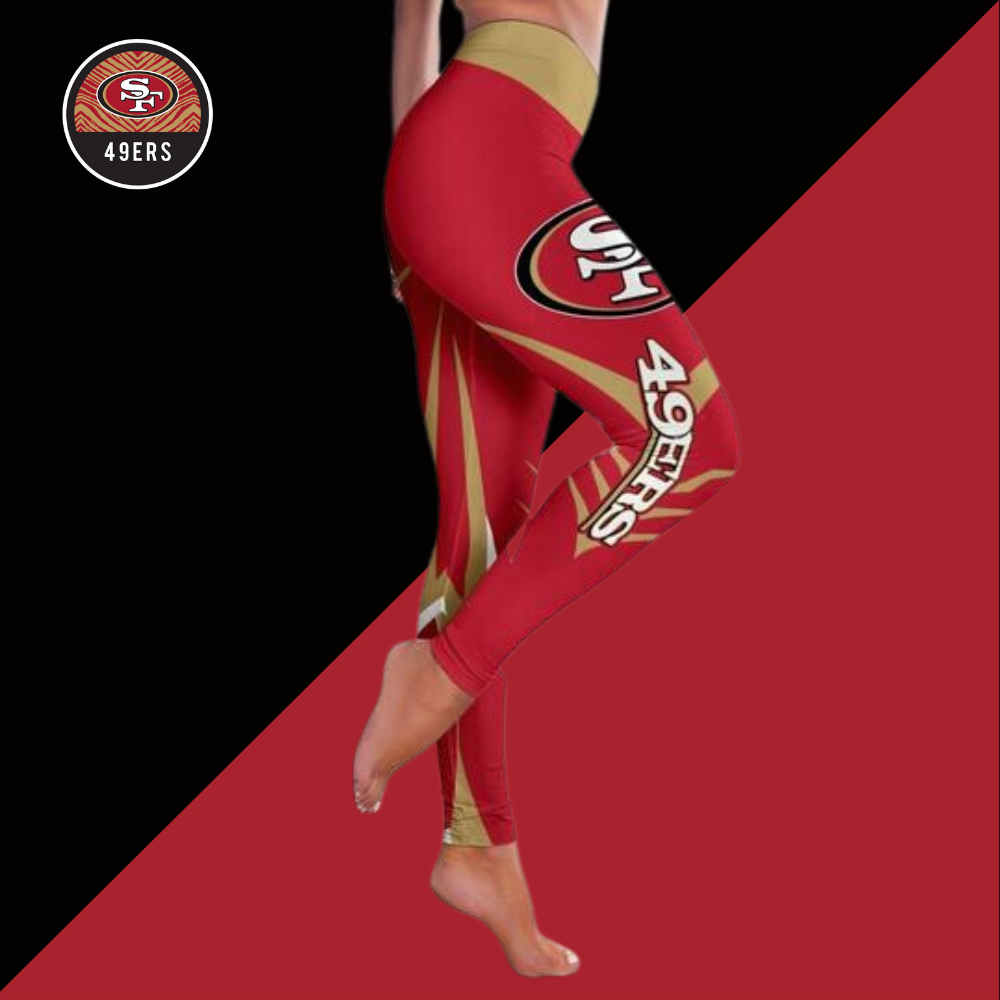 3D Printed Leggings-San Francisco 49ers - fitnfan