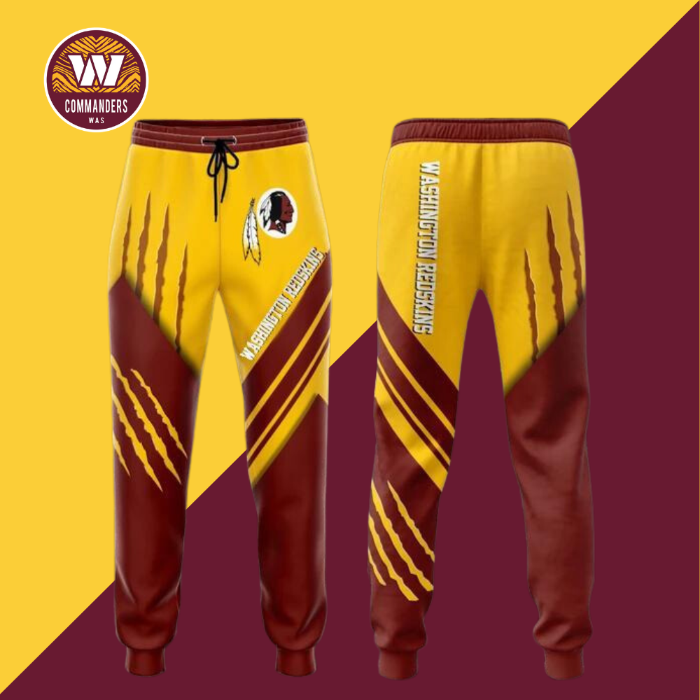 Washington Redskins 3D Printed pocket Sweatpant-Washington Commanders - fitnfan