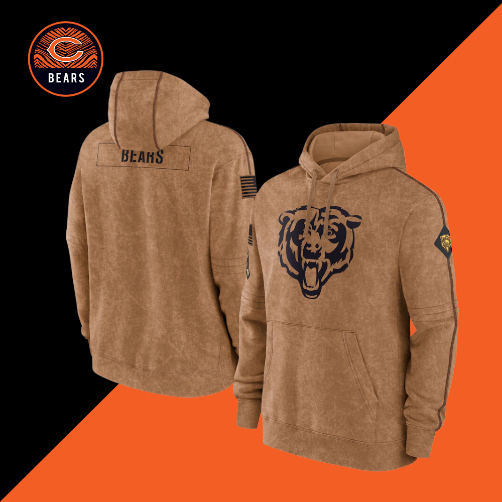 Fanswearwear fashion sweatshirt-Chicago Bears - fitnfan