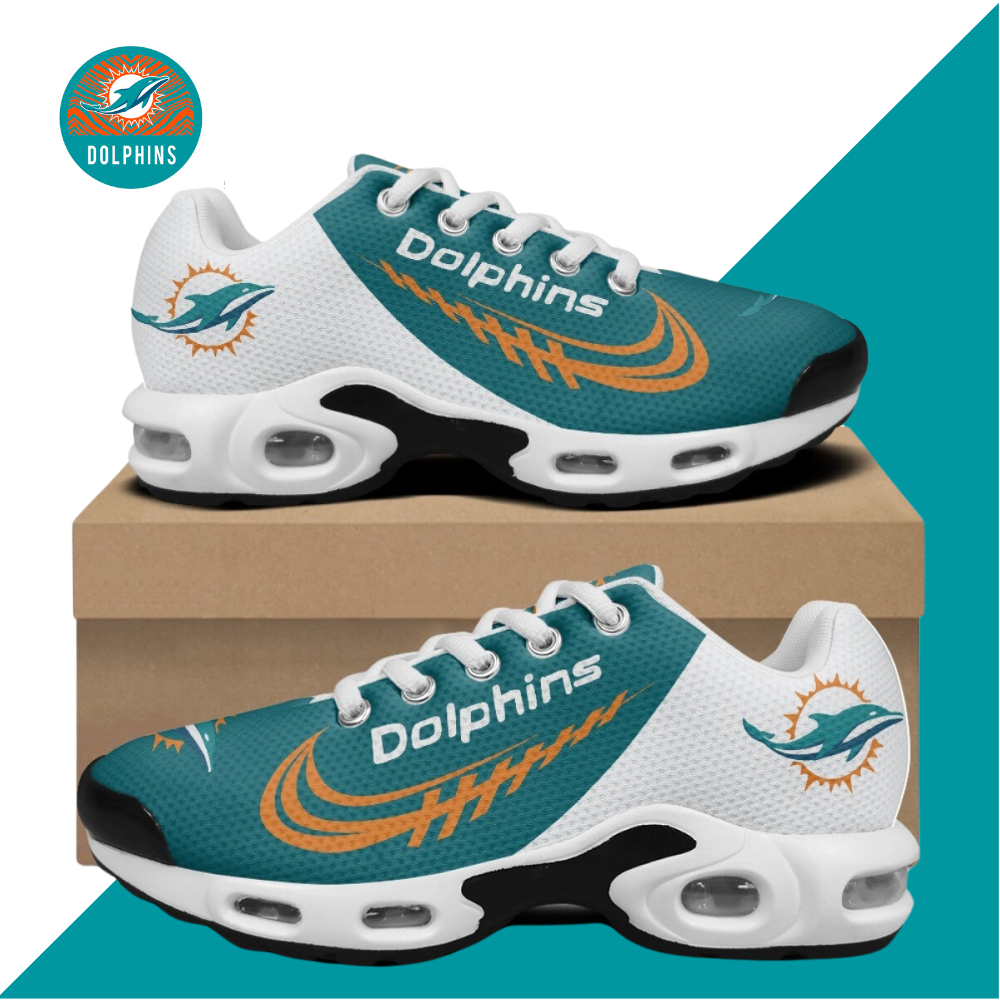 Women’s Casual Sneakers-Miami Dolphins - fitnfan