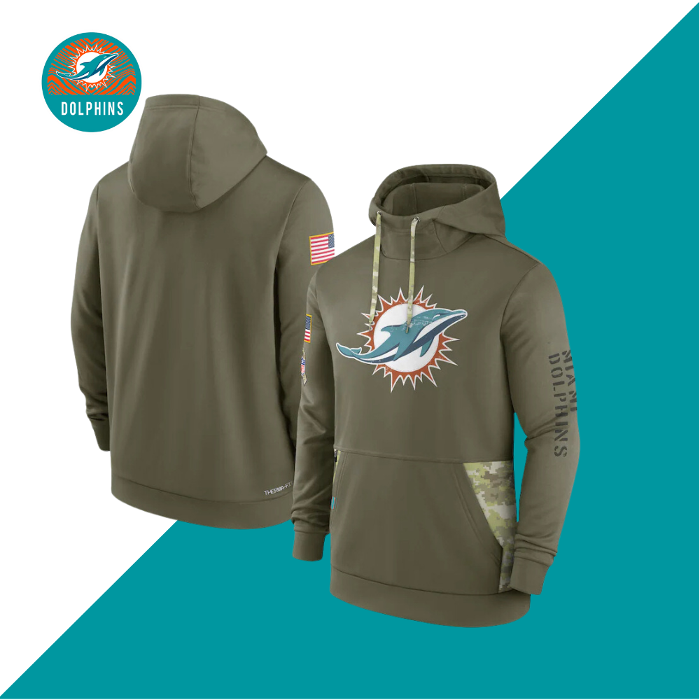 Fanswear fashion sports hoodie-Miami Dolphins - fitnfan