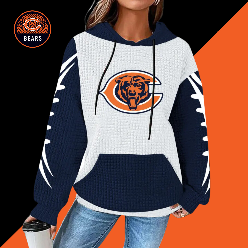 Casual printed Hoodie for men and women-Chicago Bears - fitnfan