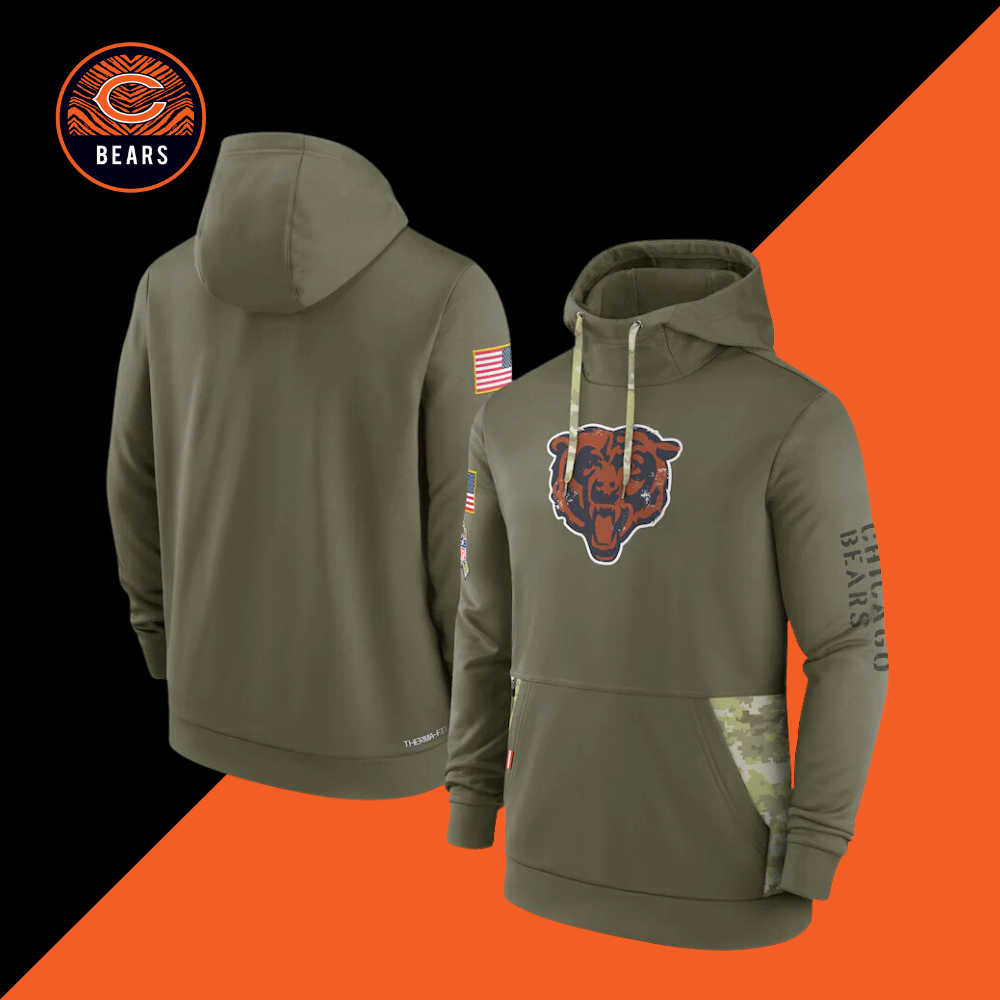 Fanswear fashion sports hoodie-Chicago Bears - fitnfan