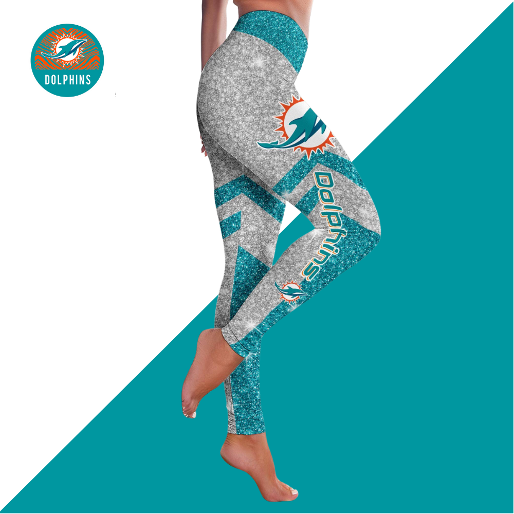 Miami Dolphins Limited Edition 3D Printed Leggings Yoga Pants-Miami Dolphins - fitnfan