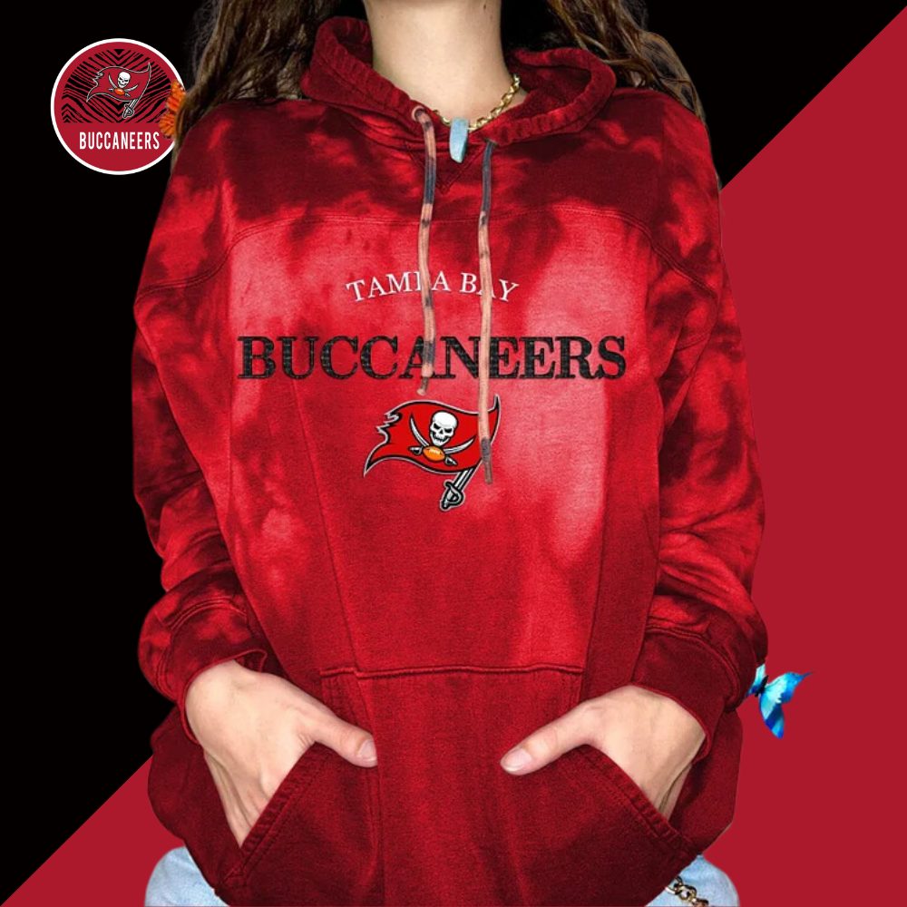 Tampa Bay Buccaneers Women Printed  Hoodie-Tampa Bay Buccaneers - fitnfan