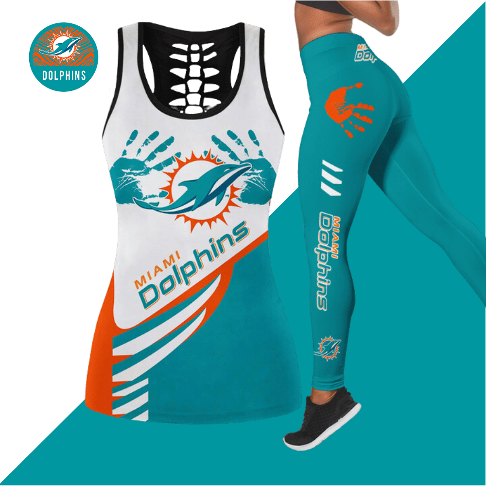 Miami Dolphins  Sports Sweatshirt Two-Piece Suit-Miami Dolphins - fitnfan