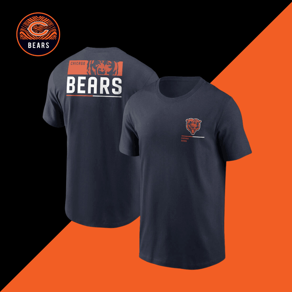 Fanswear fashion sports T-shirt-Chicago Bears - fitnfan