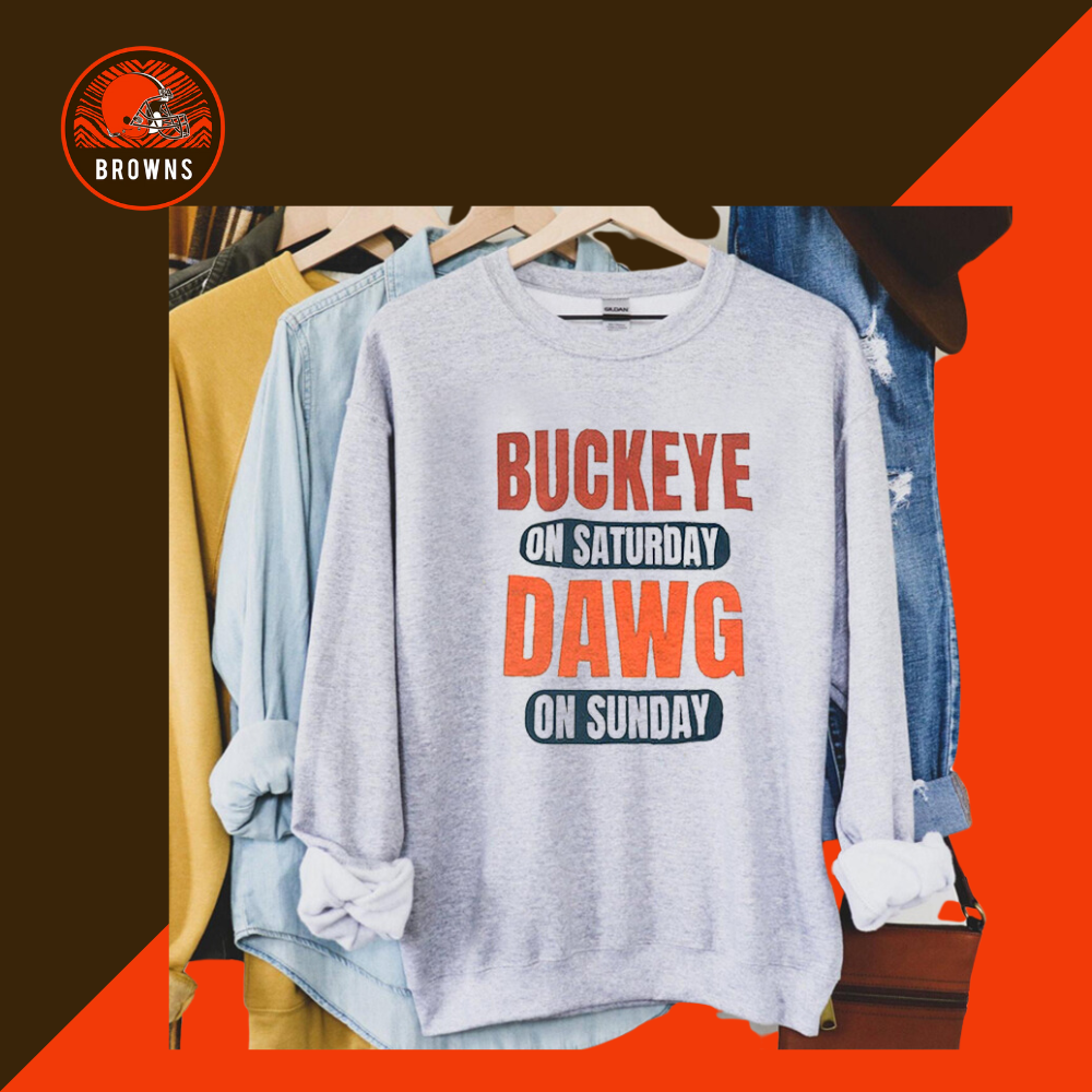 Printed Casual crew neck pullover-Cleveland Browns - fitnfan
