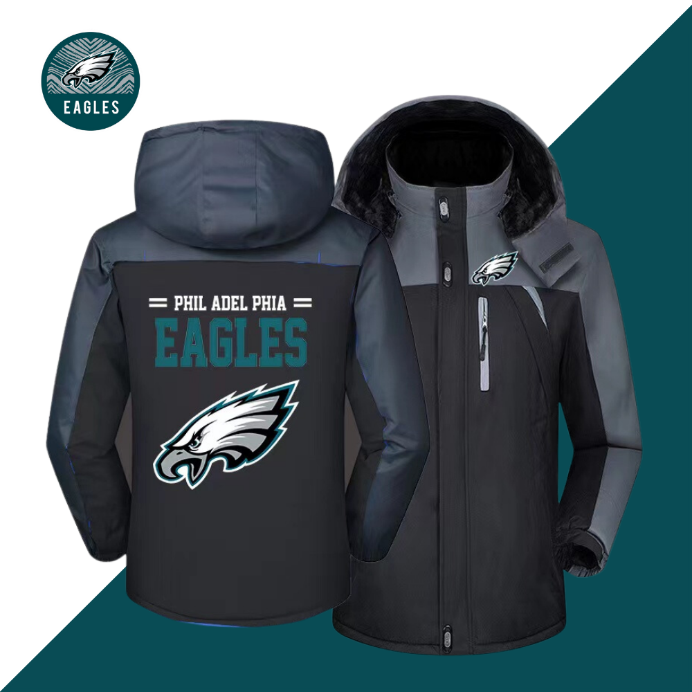New  fleece jacket sweater hoodie clothes-Philadelphia Eagles - fitnfan