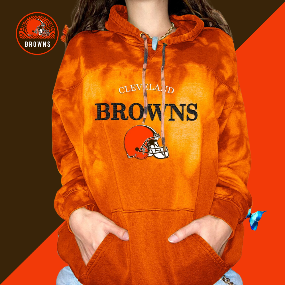 Cleveland Browns Women Printed  Hoodie-Cleveland Browns - fitnfan