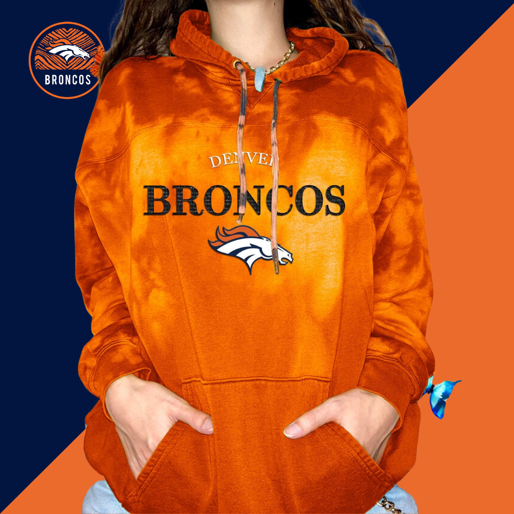 Denver Broncos Women Printed  Hoodie-Denver Broncos - fitnfan