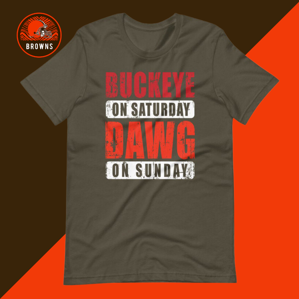 Fashion unisex round neck short sleeve T-shirt-Cleveland Browns - fitnfan