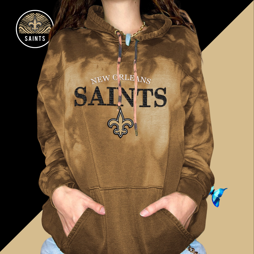New Women Printed  Hoodie-New Orleans Saints - fitnfan