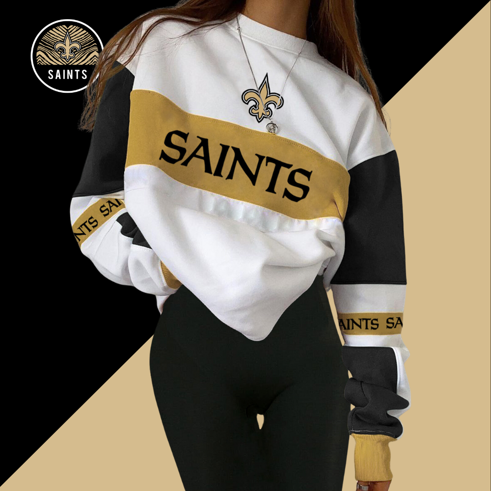New Fashion Printed Sweatshirt-New Orleans Saints - fitnfan