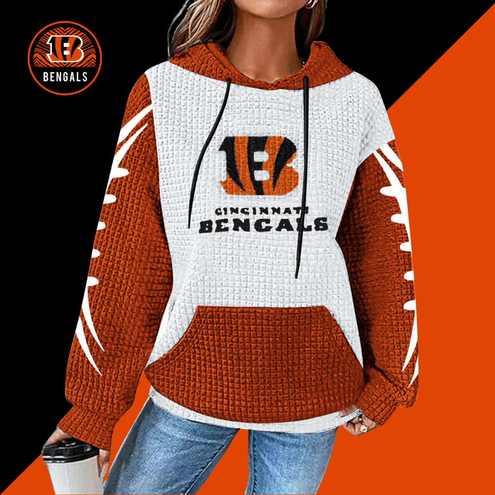 Casual printed Hoodie for men and women-Cincinnati Bengals - fitnfan