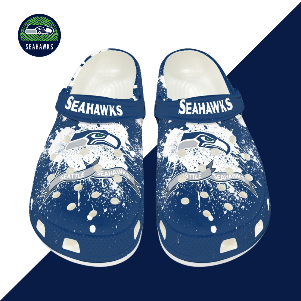 Crocs/beach shoes-Seattle Seahawks - fitnfan